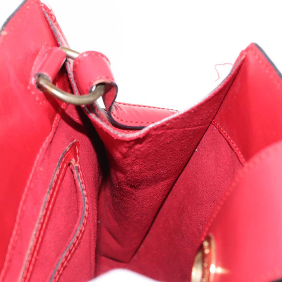 LOUIS VUITTON Epi Cluny Shoulder Bag Red M52257 LV Auth 153374