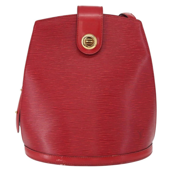 LOUIS VUITTON Epi Cluny Shoulder Bag Red M52257 LV Auth 153374