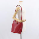 LOUIS VUITTON Epi Cluny Shoulder Bag Red M52257 LV Auth 153374-22