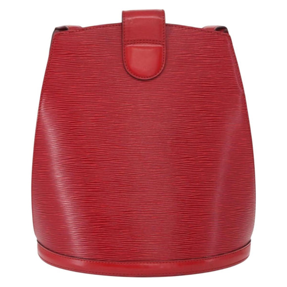 LOUIS VUITTON Epi Cluny Shoulder Bag Red M52257 LV Auth 153374