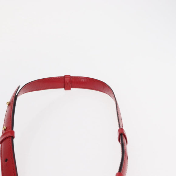 LOUIS VUITTON Epi Cluny Shoulder Bag Red M52257 LV Auth 153374