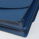 LOUIS VUITTON Epi Grenel Shoulder Bag Blue M52362 LV Auth 153376-10