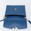 LOUIS VUITTON Epi Grenel Shoulder Bag Blue M52362 LV Auth 153376-15
