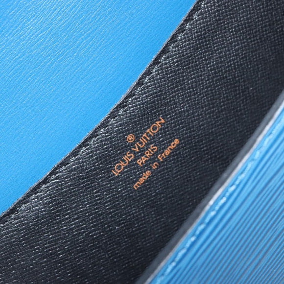 LOUIS VUITTON Epi Grenel Shoulder Bag Blue M52362 LV Auth 153376