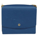 LOUIS VUITTON Epi Grenel Shoulder Bag Blue M52362 LV Auth 153376-2