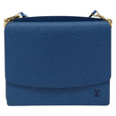 LOUIS VUITTON Epi Grenel Shoulder Bag Blue M52362 LV Auth 153376-3