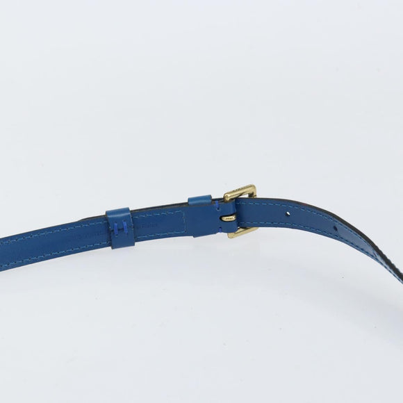 LOUIS VUITTON Epi Grenel Shoulder Bag Blue M52362 LV Auth 153376