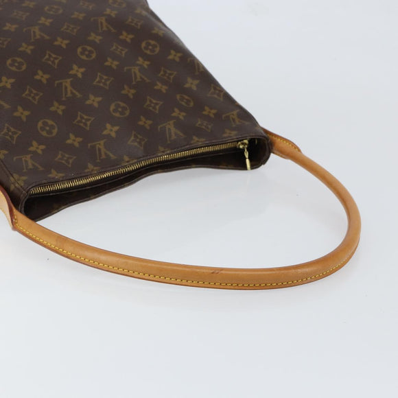 LOUIS VUITTON Monogram Looping GM Shoulder Bag M51145 LV Auth 153378