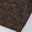 LOUIS VUITTON Monogram Sac Plat Hand Bag M51140 LV Auth 153379-9