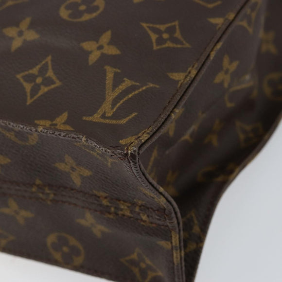 LOUIS VUITTON Monogram Sac Plat Hand Bag M51140 LV Auth 153379