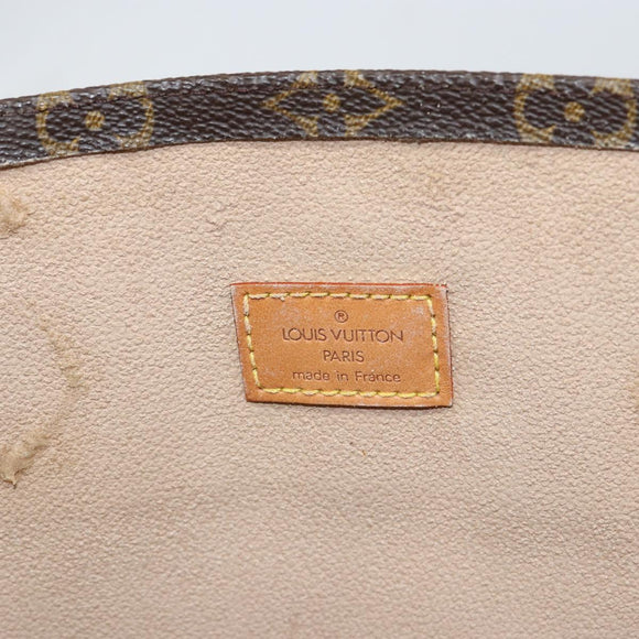 LOUIS VUITTON Monogram Sac Plat Hand Bag M51140 LV Auth 153379
