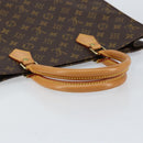 LOUIS VUITTON Monogram Sac Plat Hand Bag M51140 LV Auth 153379-7