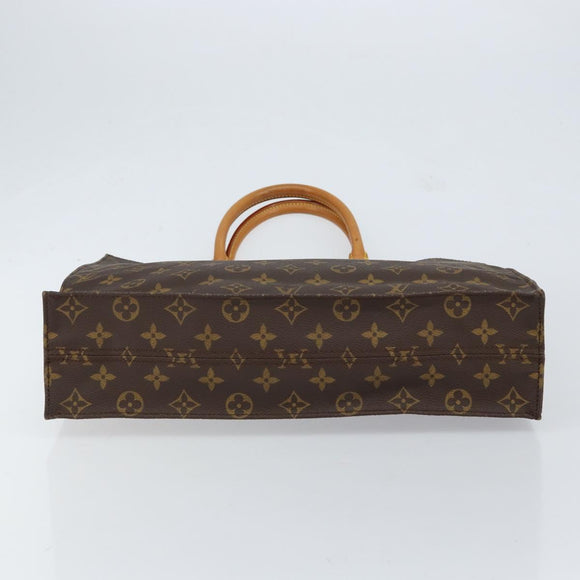 LOUIS VUITTON Monogram Sac Plat Hand Bag M51140 LV Auth 153379
