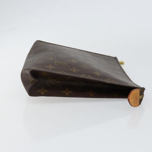 LOUIS VUITTON Monogram Poche Toilette 26 Pouch M47542 LV Auth 153380