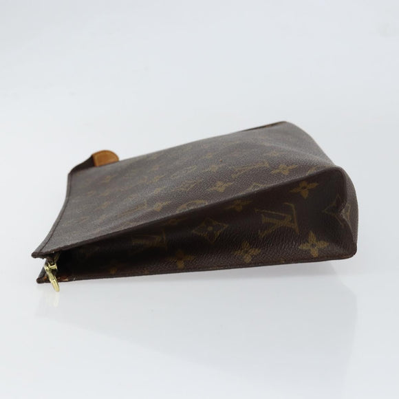 LOUIS VUITTON Monogram Poche Toilette 26 Pouch M47542 LV Auth 153380
