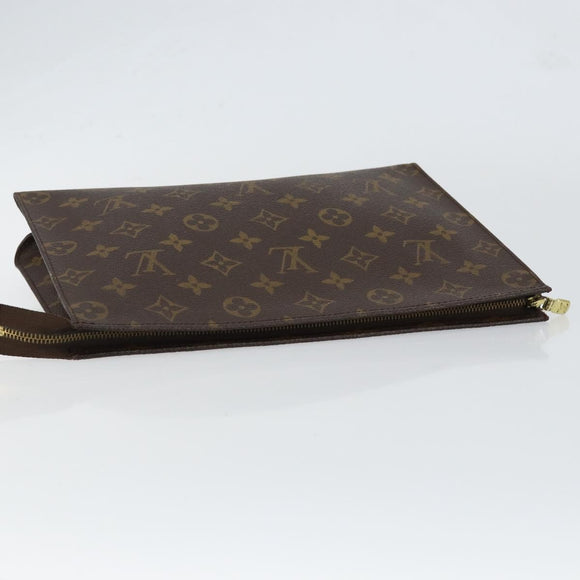 LOUIS VUITTON Monogram Poche Toilette 26 Pouch M47542 LV Auth 153380