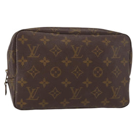 LOUIS VUITTON Monogram Trousse Toilette 23 Clutch Bag M47524 LV Auth 153381