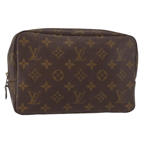 LOUIS VUITTON Monogram Trousse Toilette 23 Clutch Bag M47524 LV Auth 153381