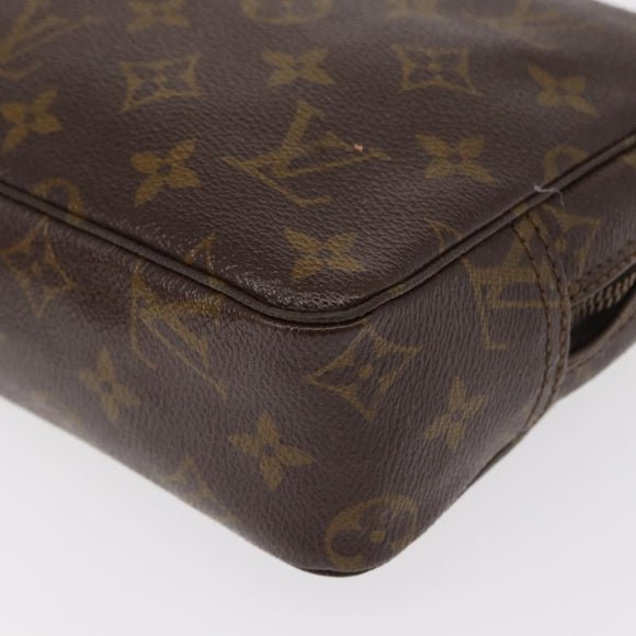 LOUIS VUITTON Monogram Trousse Toilette 23 Clutch Bag M47524 LV Auth 153381