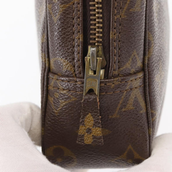 LOUIS VUITTON Monogram Trousse Toilette 23 Clutch Bag M47524 LV Auth 153381