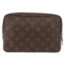 LOUIS VUITTON Monogram Trousse Toilette 23 Clutch Bag M47524 LV Auth 153381-2