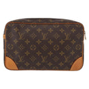 LOUIS VUITTON Monogram Compiegne 28 Clutch Bag M51845 LV Auth 153382-2