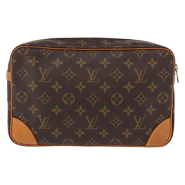 LOUIS VUITTON Monogram Compiegne 28 Clutch Bag M51845 LV Auth 153382 - 0