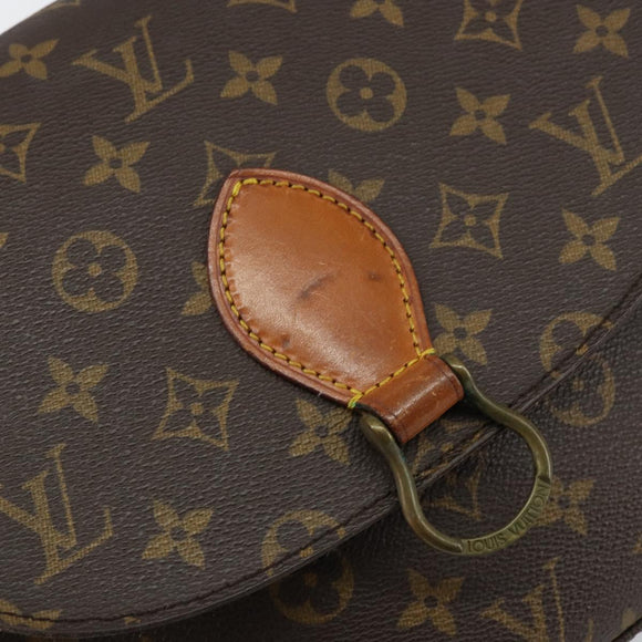 LOUIS VUITTON Monogram Saint Cloud GM Shoulder Bag M51242 LV Auth 153386