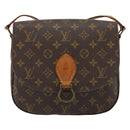 LOUIS VUITTON Monogram Saint Cloud GM Shoulder Bag M51242 LV Auth 153386-13
