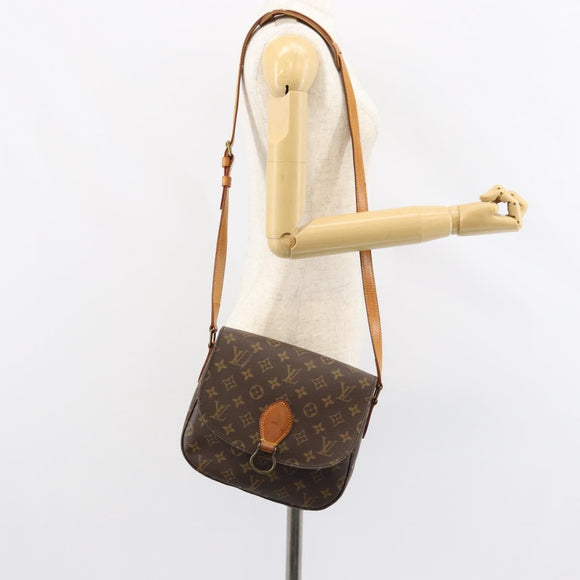 LOUIS VUITTON Monogram Saint Cloud GM Shoulder Bag M51242 LV Auth 153386