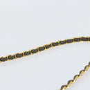 PRADA Chain Shoulder Bag Nylon Khaki Gold Auth 153389-8