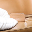 CELINE Macadam Canvas Shoulder Bag PVC Leather Beige Gold Auth 153390-12