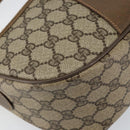 GUCCI GG Supreme Web Sherry Line Bag PVC Beige Gold 89 02 032 Auth 153392-15