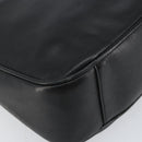 GUCCI Bamboo Shoulder Bag Leather 2way Black Gold 001 2123 1638 Auth 153394-13