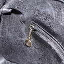 GUCCI Bamboo Shoulder Bag Leather 2way Black Gold 001 2123 1638 Auth 153394-20