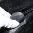 GUCCI Bamboo Shoulder Bag Leather 2way Black Gold 001 2123 1638 Auth 153394-22