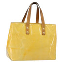LOUIS VUITTON Monogram Vernis Reade PM Hand Bag Gris M91145 LV Auth 153395-1