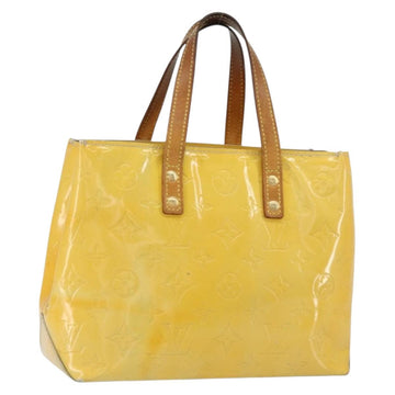 LOUIS VUITTON Monogram Vernis Reade PM Hand Bag Gris M91145 LV Auth 153395