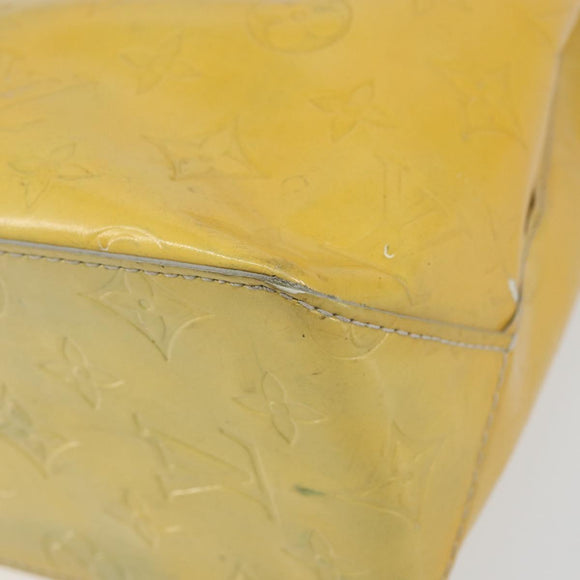 LOUIS VUITTON Monogram Vernis Reade PM Hand Bag Gris M91145 LV Auth 153395