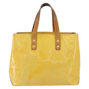 LOUIS VUITTON Monogram Vernis Reade PM Hand Bag Gris M91145 LV Auth 153395-13