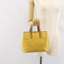 LOUIS VUITTON Monogram Vernis Reade PM Hand Bag Gris M91145 LV Auth 153395-22