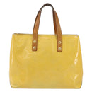 LOUIS VUITTON Monogram Vernis Reade PM Hand Bag Gris M91145 LV Auth 153395-2