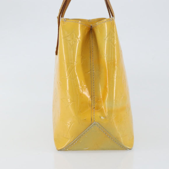 LOUIS VUITTON Monogram Vernis Reade PM Hand Bag Gris M91145 LV Auth 153395