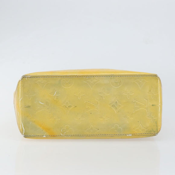 LOUIS VUITTON Monogram Vernis Reade PM Hand Bag Gris M91145 LV Auth 153395