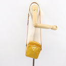 LOUIS VUITTON Monogram Vernis Wooster Bag Lime Yellow M91075 LV Auth 153396-22