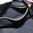 LOUIS VUITTON Epi Noe Shoulder Bag Bicolor Black Red M44017 LV Auth 153398-21