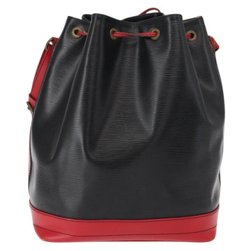 LOUIS VUITTON Epi Noe Shoulder Bag Bicolor Black Red M44017 LV Auth 153398 - 0