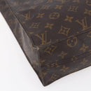 LOUIS VUITTON Monogram Sac Plat Hand Bag M51140 LV Auth 153399-14