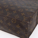 LOUIS VUITTON Monogram Sac Plat Hand Bag M51140 LV Auth 153399-15