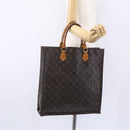 LOUIS VUITTON Monogram Sac Plat Hand Bag M51140 LV Auth 153399-19